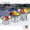 Chân kê buffet hình tròn nan dọc, Chân đế tròn kê dĩa buffet cao cấp
