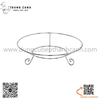 Chân kê đĩa bằng inox hình tròn, chân kê đĩa inox