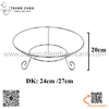 Chân kê đĩa bằng inox hình tròn, chân kê đĩa inox