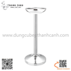 Chân xô rượu bầu, chân xô đá Pháp bằng inox hình trục dáng cao khum ôm trọn xô đá bầu inox ( chân không kèm xô)