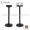 Chân kê xô rượu, Chân xô rượu inox màu đen, Chân đế inox để xô rượu vang màu đen cao cấp ( KHÔNG KÈM XÔ)