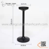 Chân kê xô rượu, Chân xô rượu inox màu đen, Chân đế inox để xô rượu vang màu đen cao cấp ( KHÔNG KÈM XÔ)