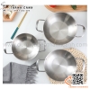 Nồi nấu mì Hàn Quốc, chảo inox nấu canh bánh gạo Topokki màu trắng hoặc màu vàng nhiều kích thước
