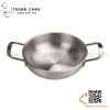 Nồi nấu mì Hàn Quốc, chảo inox nấu canh bánh gạo Topokki màu trắng hoặc màu vàng nhiều kích thước