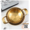 Nồi nấu mì Hàn Quốc, chảo inox nấu canh bánh gạo Topokki màu trắng hoặc màu vàng nhiều kích thước