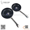 Chảo chống dính inox đáy bằng size lớn, chảo inox chống dính cán cầm bằng inox có thể dùng từ