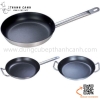 Chảo inox chống dính hai quai dùng bếp từ công nghiệp HÀNG CAO CẤP. chảo inox đáy phẳng size lớn