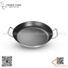Chảo inox chống dính hai quai dùng bếp từ công nghiệp HÀNG CAO CẤP. chảo inox đáy phẳng size lớn