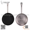 Chảo inox chống dính EAST, chảo inox chống dính tay cầm inox có thể bắt bếp từ công nghiệp