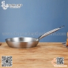 Chảo inox chống dính EAST, chảo inox chống dính tay cầm inox có thể bắt bếp từ công nghiệp