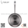 Chảo inox chống dính EAST, chảo inox chống dính tay cầm inox có thể bắt bếp từ công nghiệp