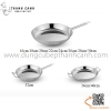 Chảo inox cán dài chuyên dụng cho bếp Âu, đáy đun từ cao cấp