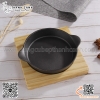 Đĩa gang tròn nhỏ 15cm chuyên dụng cho bánh xèo Nhật bản phong cách mới lạ