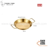 Chảo vàng inox phong cách Hàn Quốc chuyên dụng bày đồ ăn, gà rán, hải sản