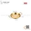 Chảo vàng inox phong cách Hàn Quốc chuyên dụng bày đồ ăn, gà rán, hải sản