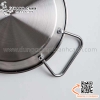 Chảo inox trưng bày đồ ăn, gà rán mang đặc trưng phong cách Hàn Quốc