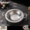 Nồi lẩu inox hai quai dẹt màu trắng nhiều kích thước, Nồi lẩu inox cao cấp phong cách sang trọng