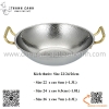 Chảo inox, nồi lẩu inox sâu lòng hai quai tròn nhiều kích thước, chảo lẩu inox phong cách sang trọng