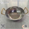 Chảo inox, nồi lẩu inox sâu lòng hai quai tròn nhiều kích thước, chảo lẩu inox phong cách sang trọng