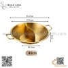 Nồi lẩu 2 ngăn sóng cách điệu, nồi lẩu inox với nhiều kích cỡ khác nhau