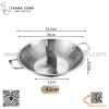 Nồi lẩu 2 ngăn sóng cách điệu, nồi lẩu inox với nhiều kích cỡ khác nhau