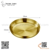 Chảo inox có tay cầm màu vàng , màu bạc kích thước 18cm, 20cm, khay ăn inox có tay cầm, đĩa ăn inox có tay cầm