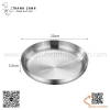 Chảo inox có tay cầm màu vàng , màu bạc kích thước 18cm, 20cm, khay ăn inox có tay cầm, đĩa ăn inox có tay cầm