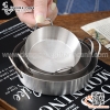 Chảo inox đựng sốt đáy bằng có hai quai cầm, Chén đựng gia vị nước sốt nước chấm inox 304