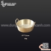 Chảo inox đựng sốt đáy bằng có hai quai cầm, Chén đựng gia vị nước sốt nước chấm inox 304