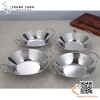Chảo inox sâu lòng bày đồ ăn, sườn cay món Thái có hai quai cầm