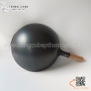 Chảo thép sâu lòng có tay cầm cán gỗ Hongkong, chảo thép carbon phủ chống dính