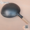 Chảo thép sâu lòng có tay cầm cán gỗ Hongkong, chảo thép carbon phủ chống dính
