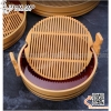 Chậu vân gỗ chất liệu nhựa ABS có tay cầm bày ca hồi, sashimi, hải sản cao cấp