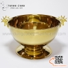 Xô ngâm rượu đầu hươu cỡ lớn, bâu rượu inox có chân đế ĐK 39cm