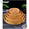 Chậu gỗ bày sushi, sashimi giả nhựa phong cách Nhật Bản