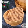 Chậu gỗ bày sushi, sashimi giả nhựa phong cách Nhật Bản