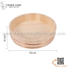 Chậu gỗ tròn trộn cơm sushi, chậu gỗ sushi