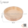 Chậu gỗ tròn trộn cơm sushi, chậu gỗ sushi