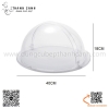 Nắp chụp nhựa tròn 40cm ( KHÔNG ĐI KÈM KHAY ), nắp lật tròn chuyên dụng cho khay bánh mỳ hoặc quầy buffet