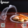 Nắp chụp nhựa tròn 40cm ( KHÔNG ĐI KÈM KHAY ), nắp lật tròn chuyên dụng cho khay bánh mỳ hoặc quầy buffet