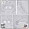 Nắp chụp nhựa tròn 40cm ( KHÔNG ĐI KÈM KHAY ), nắp lật tròn chuyên dụng cho khay bánh mỳ hoặc quầy buffet
