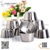 Cốc inox caramen, cốc làm flan caramen, cupcake, bánh da lợn