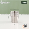 Cốc inox hai lớp cách nhiệt kiểu dáng Hàn Quốc nhiều dung tích khác nhau