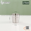 Cốc inox hai lớp cách nhiệt kiểu dáng Hàn Quốc nhiều dung tích khác nhau