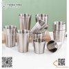 Cốc inox hai lớp cách nhiệt kiểu dáng Hàn Quốc nhiều dung tích khác nhau