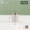Cốc inox hai lớp cách nhiệt kiểu dáng Hàn Quốc nhiều dung tích khác nhau
