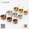 Cup đựng sauces inox 304, Cốc đựng sốt bằng inox có tay cầm ba màu với 3 kích thước khác nhau