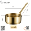 Cup đựng sauces inox 304, Cốc đựng sốt bằng inox có tay cầm ba màu với 3 kích thước khác nhau