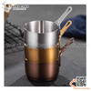 Cup đựng sauces inox 304, Cốc đựng sốt bằng inox có tay cầm ba màu với 3 kích thước khác nhau