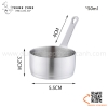 Cup đựng sauces inox 304, Cốc đựng sốt bằng inox có tay cầm ba màu với 3 kích thước khác nhau